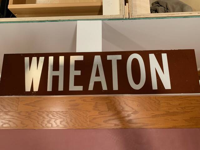 Street sign sale benefits Whitehall Historical Society