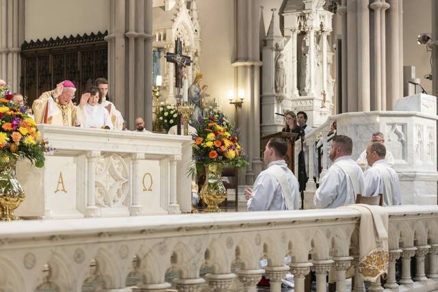 Diocese of Pittsburgh welcomes salesman, butcher, pilgrim into priesthood
