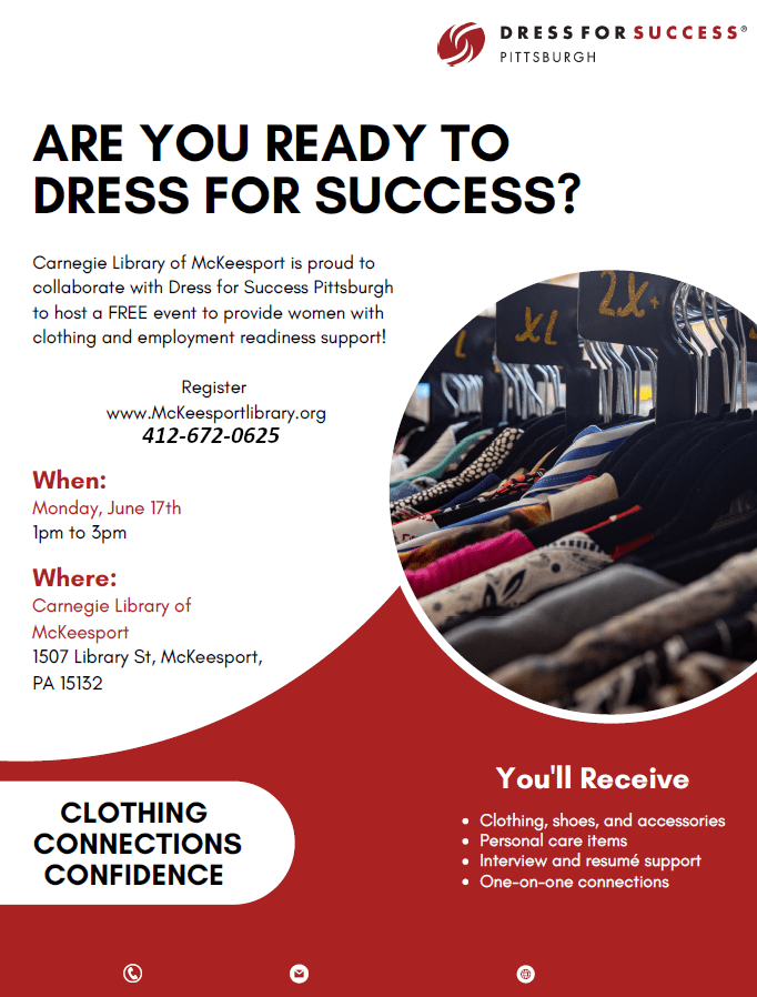 Dress for Success event planned at McKeesport library